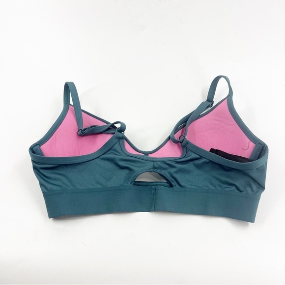 ✅ VICTORIA'S SECRET PINK SPORT GREEN ULTIMATE PUSH UP SPORTS BRA SIZE MEDIUM - Picture 2 of 9